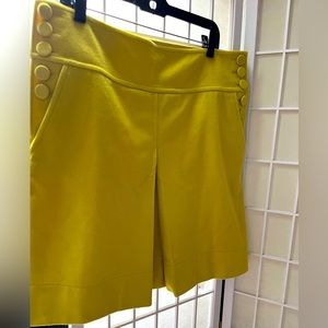 J. Crew Yellow Wool Sirt